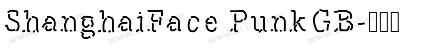 ShanghaiFace PunkGB字体转换